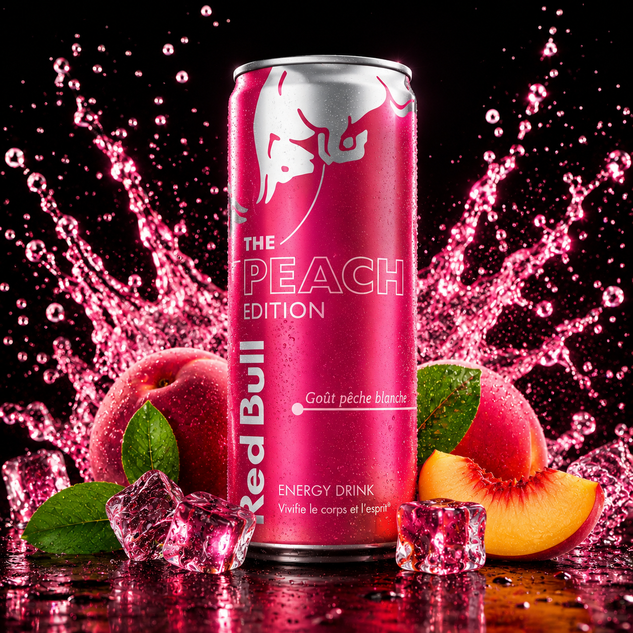 Red bull pêche blanche 25cl