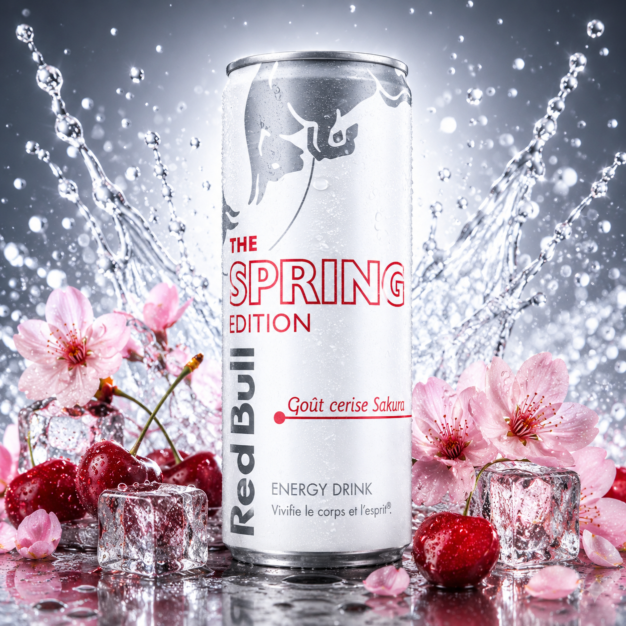 Red bull cerise sakura 25cl