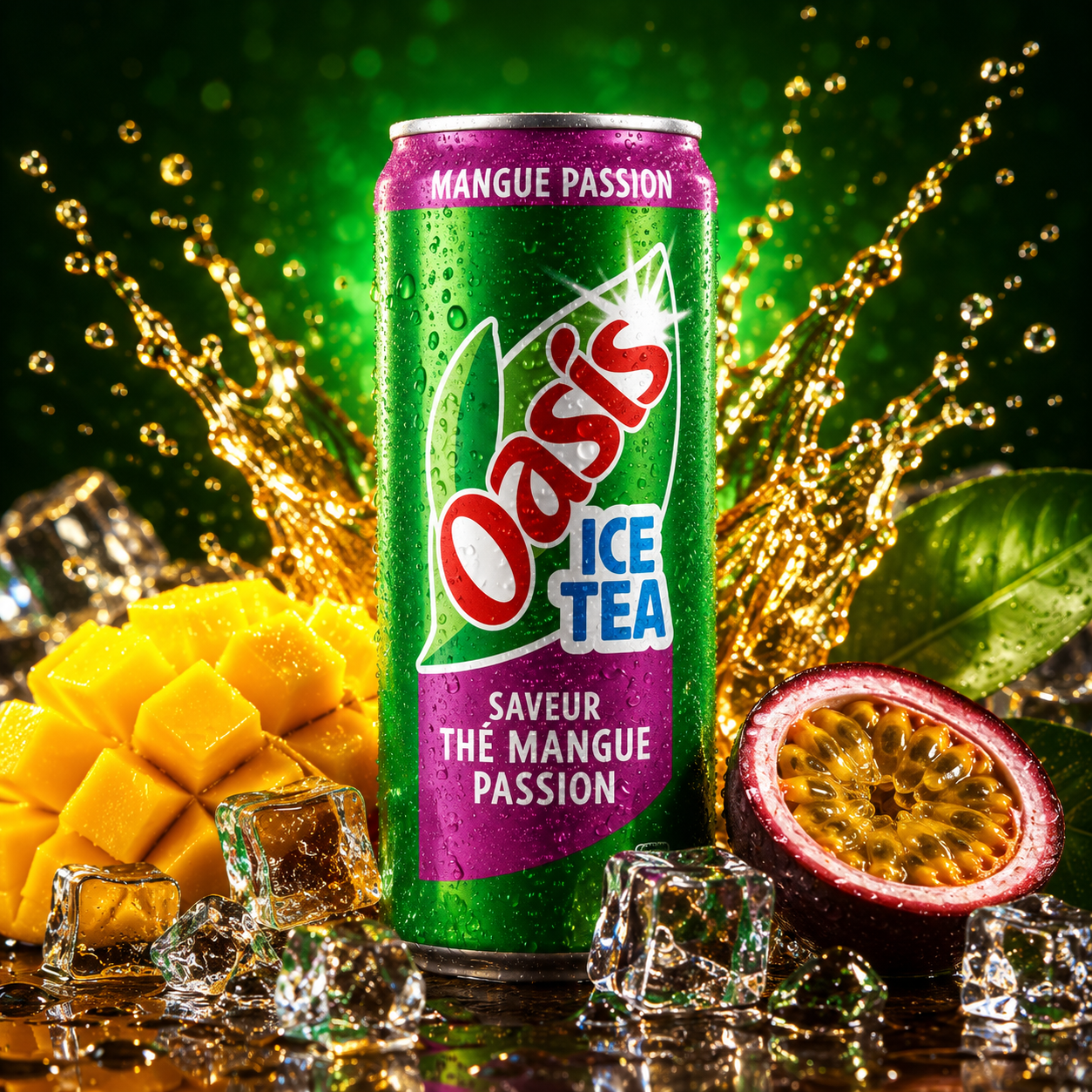 Oasis ice tea mangue passion