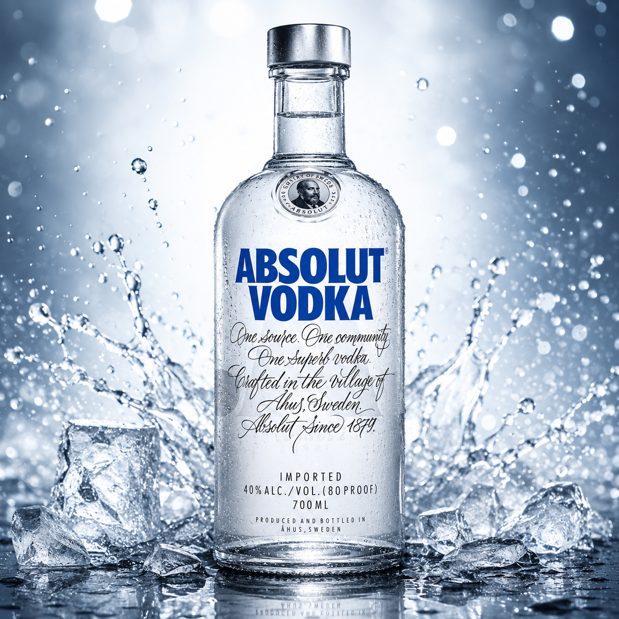 Absolut vodka 70cl